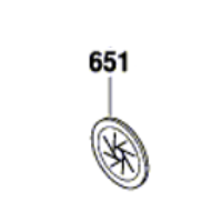 Кольцо фрикционное BOSCH GBH 2-23 REA (упаковка 5шт) 1619P04548