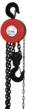 Таль цепная 3,0т HSZ-Е Китай Грузоподъемность 3т Подъем 6м Калибр цепи 8мм SZ029921