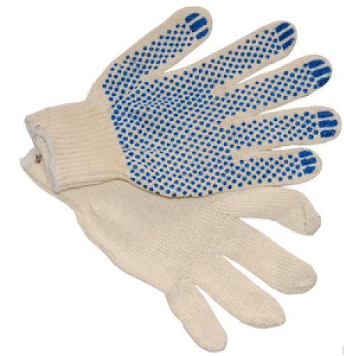 Перчатки  х/б с ПВХ 7 ниток БЕЛЫЕ 10/200