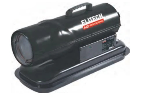 Пушка дизельная 22кВт ELITECH HD DGH25 (произ-350м3\ч,12кг,175 кв.м, прям.нагрев)