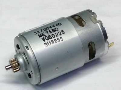 Двигатель 14,4в METABO 317004440  Z14  317004710/ 010191 (d2)