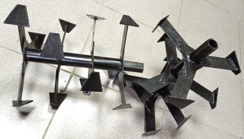 Фреза почвенная Гусиные лапки S-24.D330мм. раб.ч 355мм. 4 ряда дл. втулки 82мм 01.12.31.29