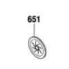Кольцо фрикционное BOSCH GBH 2-23 REA (упаковка 5шт) 1619P04548