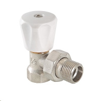 Клапан ручной угловой 1/2" Вн-Нр Valtec VT.007 Лайт