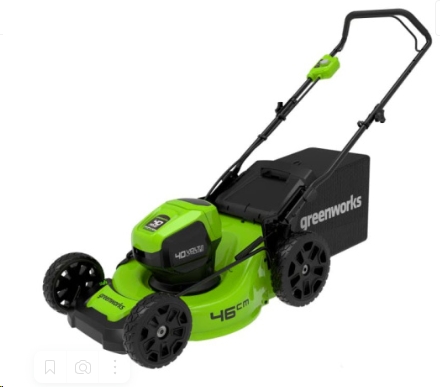 Газонокосилка аккумуляторная Greenworks GD40LM46HP 40V, 46 см, высота 25-80мм. бесщеточная, без АКБ