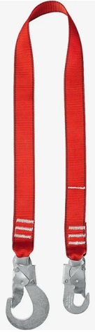 Строп страховочный ЗУБР  СЛ-1 карабины из оцинкованной стали, длина - 1.42м, одноплечный строп (1158