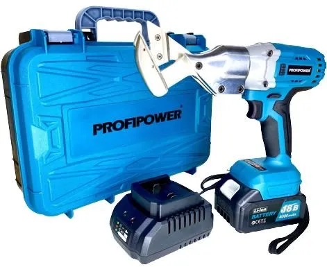 Ножницы аккум. ProfiPower PDJA-18B Li-ion-1шт, 4,0Ач, З/У, кейс E0110