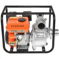 Мотопомпа Carver CGP 6080 (4-х тактн., 5,2 кВт/7,0 л.с., вх/вых.- 3''/80 мм) чист.вода 01.022.00006