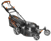 Газонокосилка бензиновая CARVER LMG-3651DMSW 3,6кВт,Ш-51см, кол.8"/11", 65л, ПОВОРОТНЫЕ передние кол