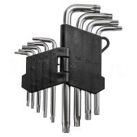 Набор звездочек SEB Г-обр,TORX,9 шт, с отверстием (TТ10-50)  ZZ-HA(Z)  T324208