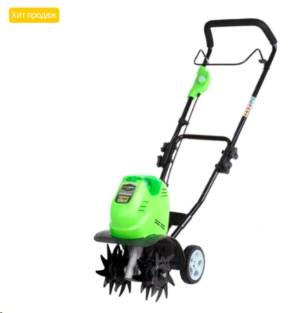 Культиватор Greenworks G40TL аккумуляторный 40V, обработка ширина 25см, глубина 10см без АКБ И ЗУ