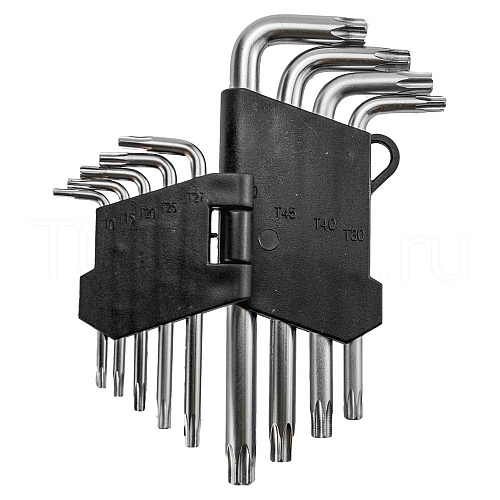 Набор звездочек SEB Г-обр,TORX,9 шт, с отверстием (TТ10-50)  ZZ-HA(Z)  T324208