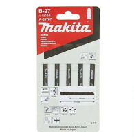 Набор пилок д/лобзика T218 A MAKITA № В27 5 шт. A-85787 фигурн/рез.железа нерж/цветн/синт.матер
