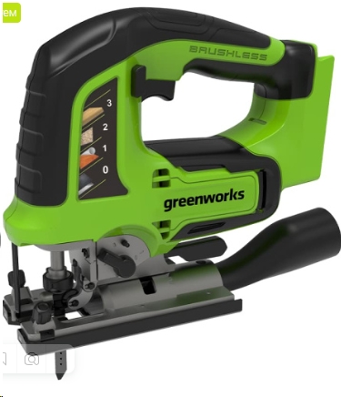 Лобзик Greenworks GD24JS 24V, аккумуляторный бесщеточный, без АКБ и ЗУ 3601407