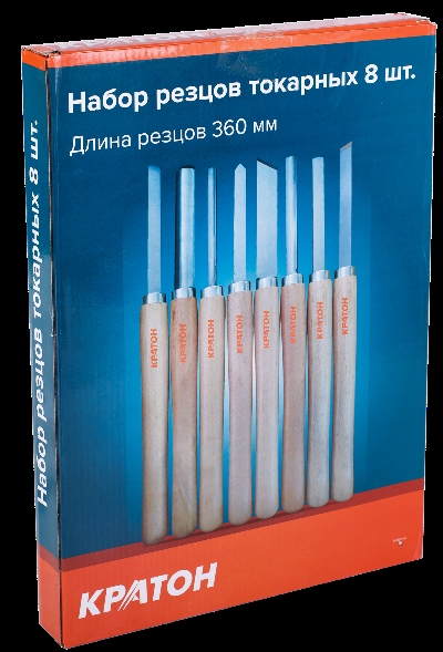 Набор резцов по дереву KRATON  8шт 2 25 04 002