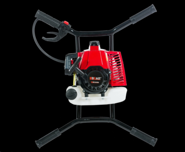 Мотобур BRAIT BR-63/000 (четырех-ручный) без шнека, d пос=20мм, 63см.куб easy start