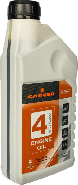Масло 4-х тактный SAE 30 CARVER минеральн. 0,946 л. Россия 01.021.00003