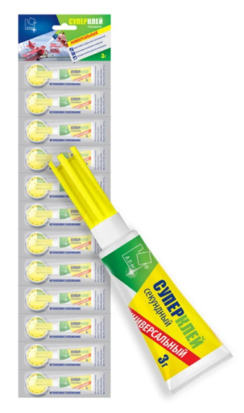Клей СУПЕР 3гр/12/288  GHS325B
