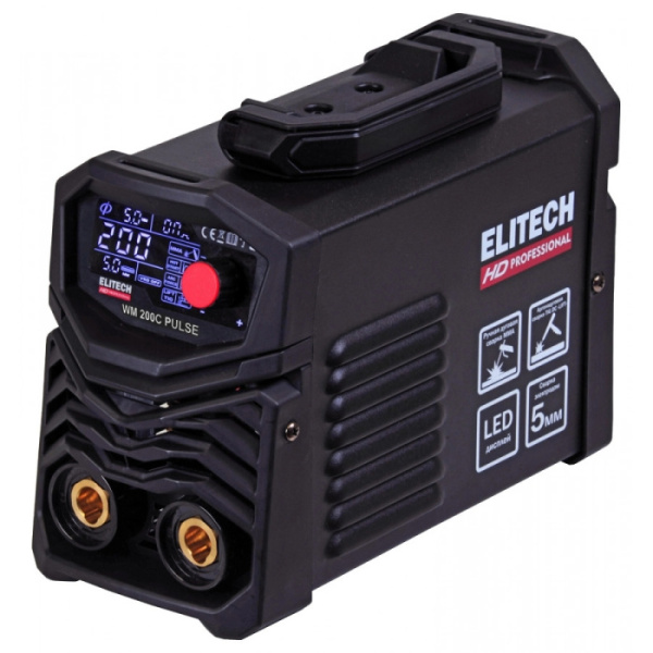 Сварочный инвертор ELITECH HD WM 200 C PULSE КЕЙС
