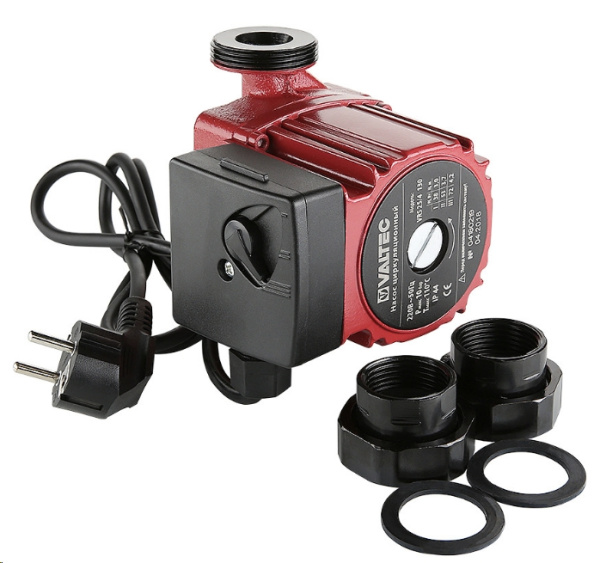 Циркуляционный насос Valtec RS 25/4-130 Мощность: 46/67/93 Вт-Макс.производ: 2,5 куб.м/час