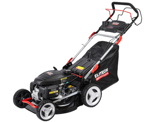 Газонокосилка бензиновая ELITECH HD GL 2346CS Honda,145см, самоходная, 2,4кВт, 3режима, 46см, 5уровн