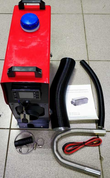 Отопитель автономный дизельный в корпусе 12/24в со встроенным баком (сухой фен) расх/т 0,11-0,64л/ч