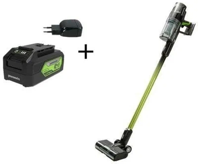 Пылесос аккумуляторный беспроводной вертикальный Greenworks Арт. 4701407UB, 24V, с 1хАКБ 4 Ач и ЗУ
