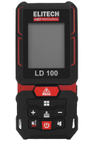 Дальномер ELITECH HD LD100 Лазерный 0.05–100м,угломер,точн-1.5мм/м,резьба,скоба,3х1.5В(ААА),чехол,ко