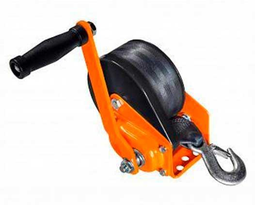 Лебедка 0,5т ручная барабанная Magnus-Profi LRB-500, 500 кг, лента 10 м SZ060135