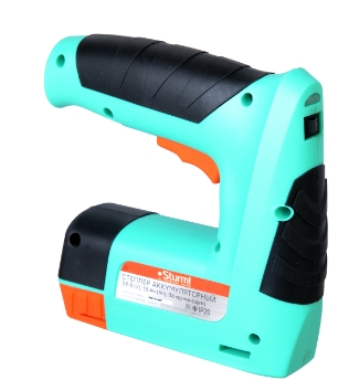 Степлер аккумуляторный STURM  CET1201 (тип 53, 3,6 В/1,5 Ач, USB type C, набор скоб,