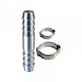 Переходник для шланга 8мм елочка-елочка 180391 В в блистере