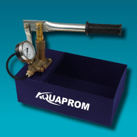 Опрессовочный насос Aquaprom РТР10 ручной 12л. внутренняя G1/2, 50бар.