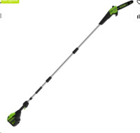 Высоторез Greenworks GD60PST25  аккумуляторный 60V, шина 25 см, до 4м бесщеточный без АКБ и ЗУ