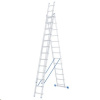 Лестница 3х13 ступеней до 6,95м алюминиевая, трехсекционная, Россия 97823