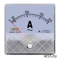 Амперметр SE-80 200А/5А Переменка ЭНЕРГИЯ