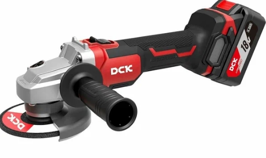 УШМ аккумуляторная DCK KDSM03-125, 18В, 125мм, 2*5А/ч 8500об/мин