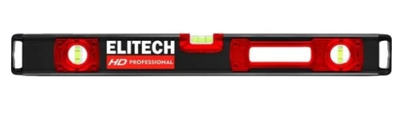 Уровень 600мм ELITECH HD 320302 (60см, 0,5 мм/м, неодимовые магниты)