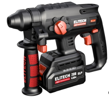 Перфоратор аккум. ELITECH CRH 2022SL (2.2Дж, 4500об/мин, 4Ач, кейс)