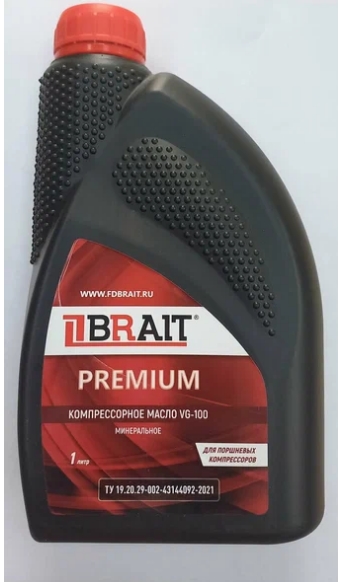Масло компрессорное BRAIT VG-100  0,946л 07.01.009.055 07.01.009.079BR