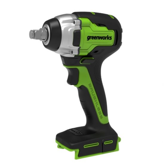 Гайковерт Greenworks GD24IW400 аккумуляторный 1/2. 24V, 400Нм, бесщеточный, без АКБ и ЗУ