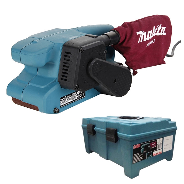 Ленточная шлифмашина MAKITA 9911K ,650Вт,76х457мм,75-270м/м,2.6кг,чем,п/сборник  ЗАКАЗЛ ПОКУПАТЕЛЬ