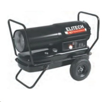 Пушка дизельная 37кВт ELITECH DGH 40, 480 м³/ч, расход топлива - 3.6 кг/ч, прямой нагрев, регулировк