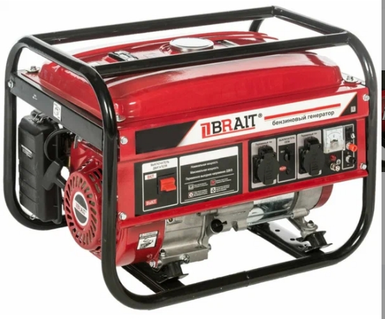 Генератор 2,0/2,5кВт BRAIT BR2500-CU 220В,50Гц,медная обмотка