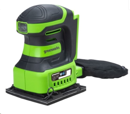 Вибрационная шлифмашина Greenworks G24SS14 аккумуляторная 24V, без АКБ и ЗУ 3100507