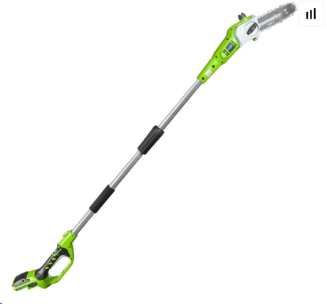 Высоторез Greenworks G24PS20 аккумуляторный 24V, 20 см, без АКБ и ЗУ