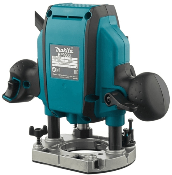 Фрезер MAKITA RP0900K 900Вт,27000об/м,ход-35мм,цанга-6/8мм,2.7кг,чем