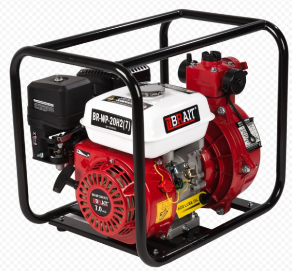 Мотопомпа BRAIT BR-WP-20(7) 7 л.с 2д/ (50мм),выс.подъема 30м,глуб.всасыв.7м,ал.коннек.15.01.002.002