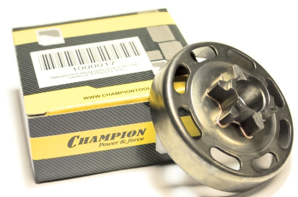 Звезда ведущая HUSQVARNA 135,140 CHAMPION монолит,без сепаратора  3/8"-6T 1000017