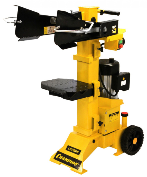 Дровокол CHAMPION LSV6000  (2.7кВт 6 тонн,97кг+насадка колки дров на 4 части) LSV6000