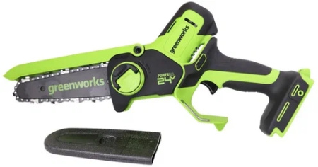 Пила цепная аккум Greenworks GD24CSMNX 24V 15см бесщеточная без АКБ и ЗУ 2008707